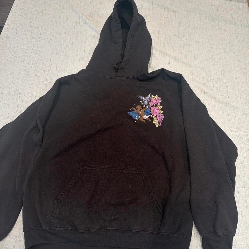 Lil Nas X Black Concert Hoodie Long Live Montero Tour Size Lg 00080